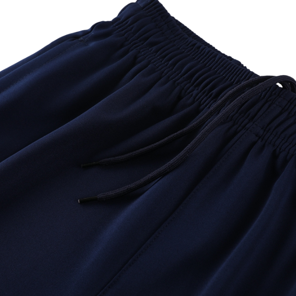 Nike Navy Blue and White Cold Set Quarter-Zip Top and Pants