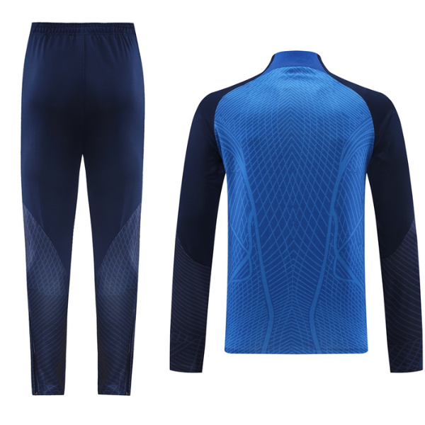 Nike Dark Blue Cold Set Quarter-Zip Top and Pants
