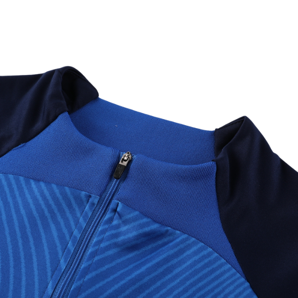 Nike Dark Blue Cold Set Quarter-Zip Top and Pants