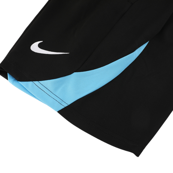 Nike Light Blue and Black Training Set T-Shirt and Shorts