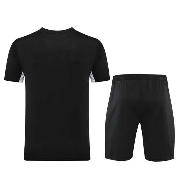 Nike White and Black Training Set T-Shirt and Shorts