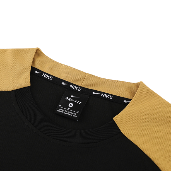 Adidas Black and Yellow Training Set T-Shirt and Shorts