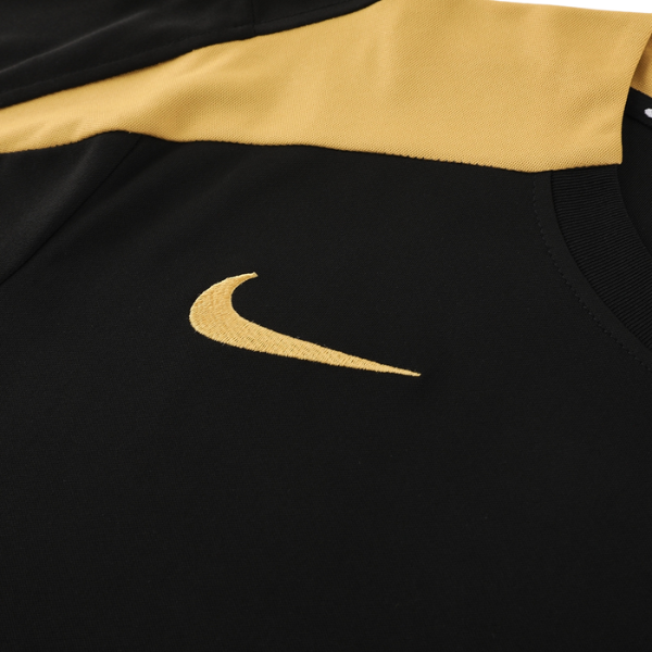 Adidas Black and Yellow Training Set T-Shirt and Shorts