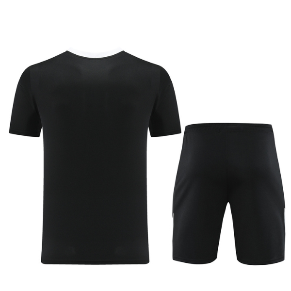 Adidas Black and White Training Set T-Shirt and Shorts