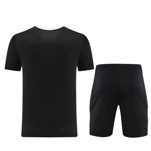 Adidas Black and White Training Set T-Shirt and Shorts