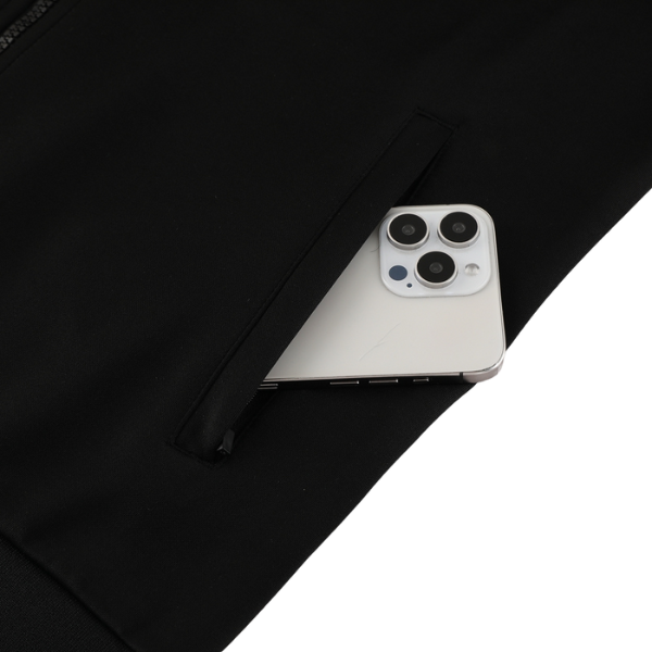 Nike Black and Grey Cold Set Jacket and Pants