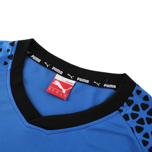 Puma Training Blue and Black Training Set T-Shirt and Pants