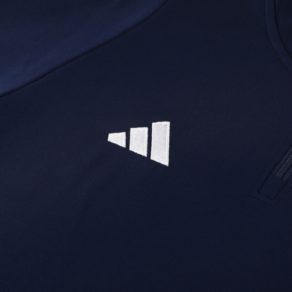 Adidas Blusão Azul Escuro Cold Set Quarter-Zip Top and Pants