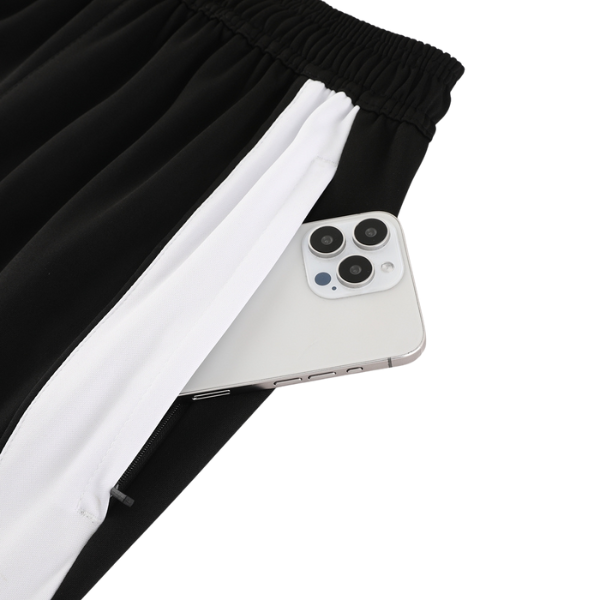Adidas Black and White Cold Set Quarter-Zip Top and Pants