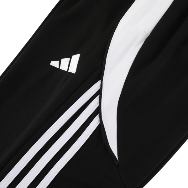 Adidas Black and White Cold Set Quarter-Zip Top and Pants