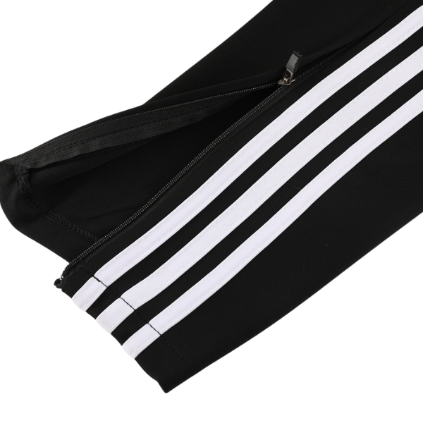 Adidas Black and White Cold Set Quarter-Zip Top and Pants