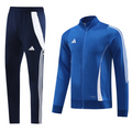 Adidas Blue and White Cold Set Jacket and Pants