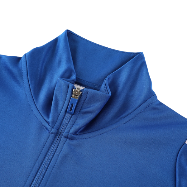 Adidas Blue and White Cold Set Jacket and Pants