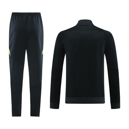Adidas Black Green Cold Set Jacket and Pants