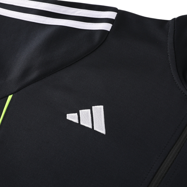 Adidas Black Green Cold Set Jacket and Pants