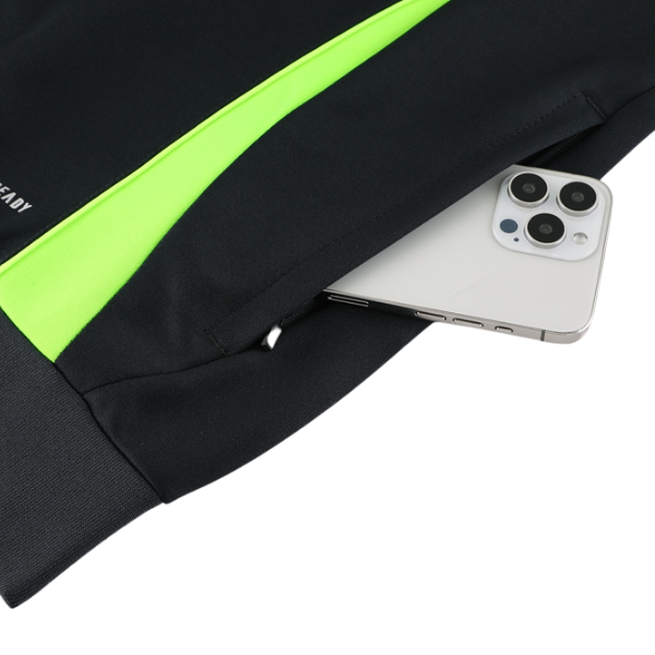 Adidas Black Green Cold Set Jacket and Pants