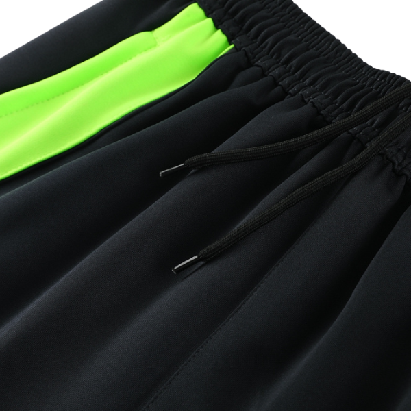 Adidas Black Green Cold Set Jacket and Pants