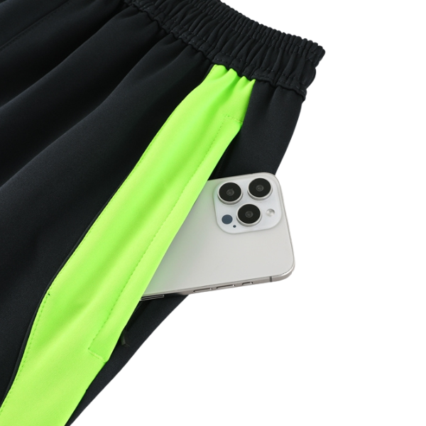 Adidas Black Green Cold Set Jacket and Pants