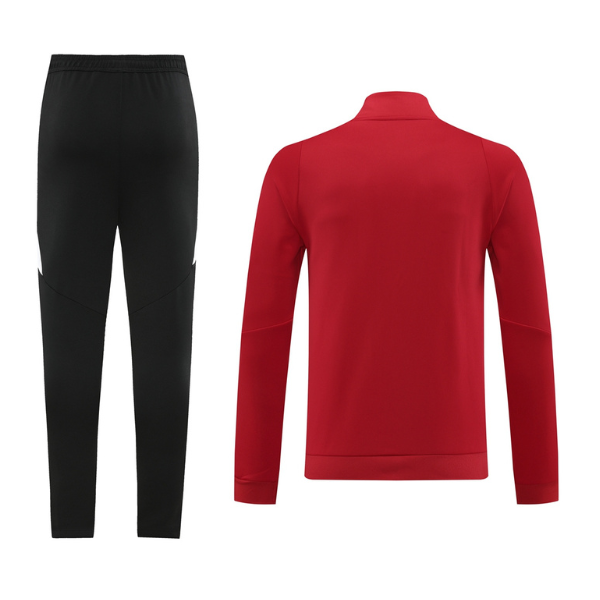 Adidas Red and Black Cold Set Jacket and Pants