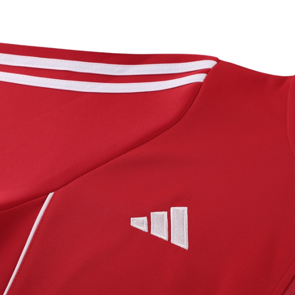 Adidas Red and Black Cold Set Jacket and Pants