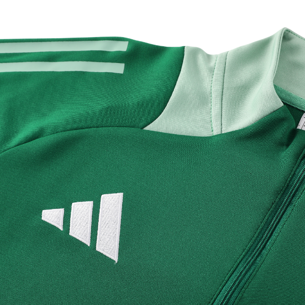 Adidas Cold Set Green and Black Cold Set Quarter-Zip Top and Pants