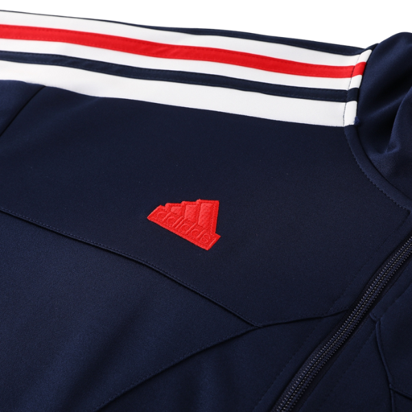 Adidas Dark Blue White Red Cold Set Jacket and Pants