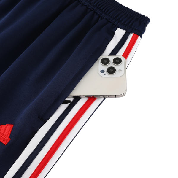 Adidas Dark Blue White Red Cold Set Jacket and Pants