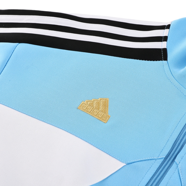Adidas Cold Blue White Black Set Coat and Pants