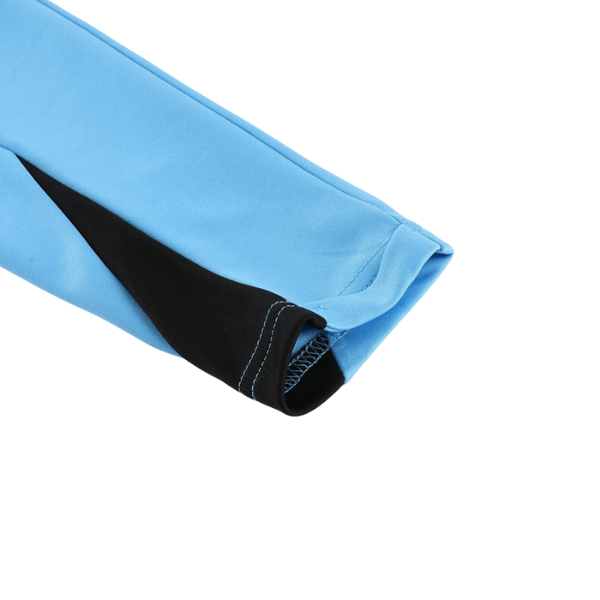 Nike Light Blue and Black Cold Set Quarter-Zip Top and Pants