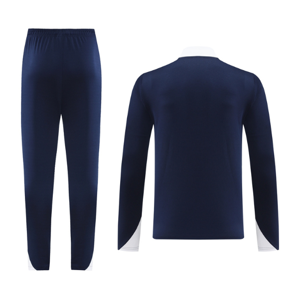 Nike Blue Cold Set Quarter-Zip Top and Pants