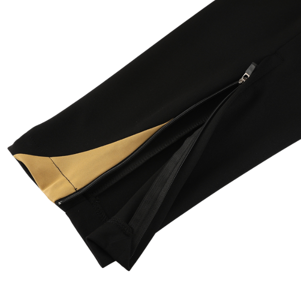 Nike Black and Yellow Cold Set Quarter-Zip Top and Pants