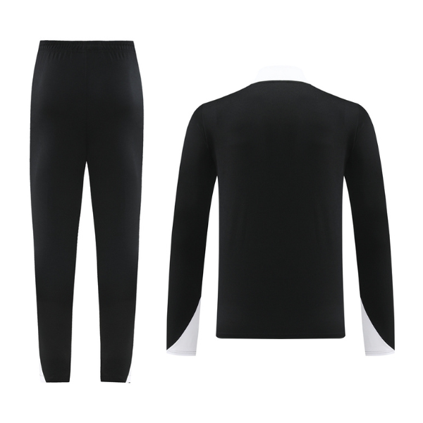 Nike Black and White Cold Set Quarter-Zip Top and Pants