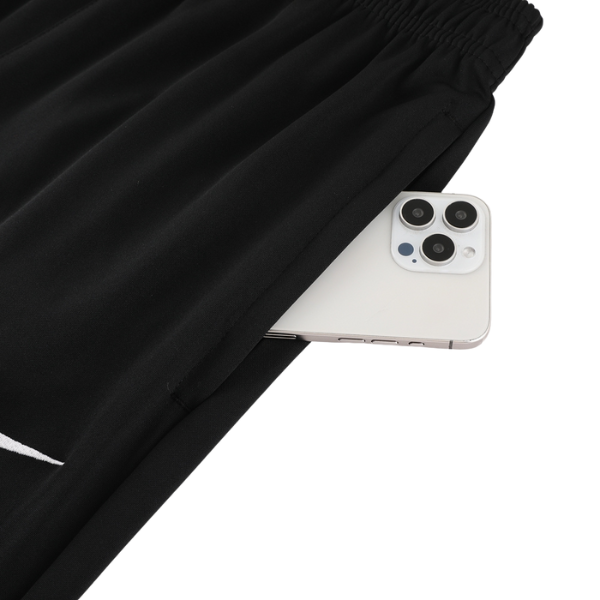 Nike Black and White Cold Set Quarter-Zip Top and Pants