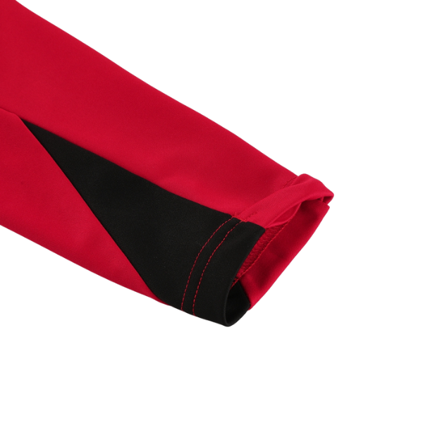Nike Red and Black Cold Set Quarter-Zip Top and Pants