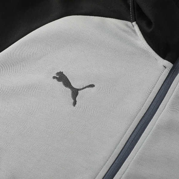 Puma Grey and Black Cold Set Jacket and Pants