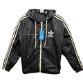 Adidas Black Windbreaker Jacket