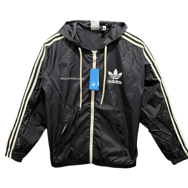 Adidas Black Windbreaker Jacket