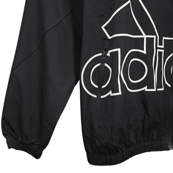 Adidas Black Windbreaker Jacket