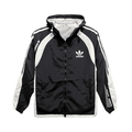 Adidas Black and White Windbreaker Jacket