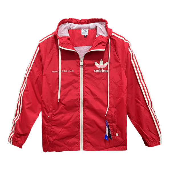 Adidas Red Windbreaker Jacket