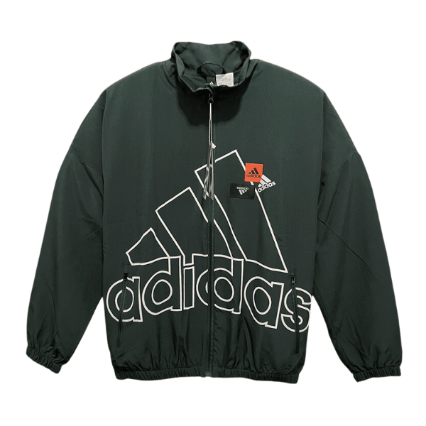 Adidas Dark Green Windbreaker Jacket