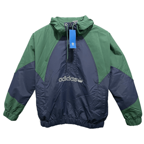 Adidas Green Blue Windbreaker Jacket