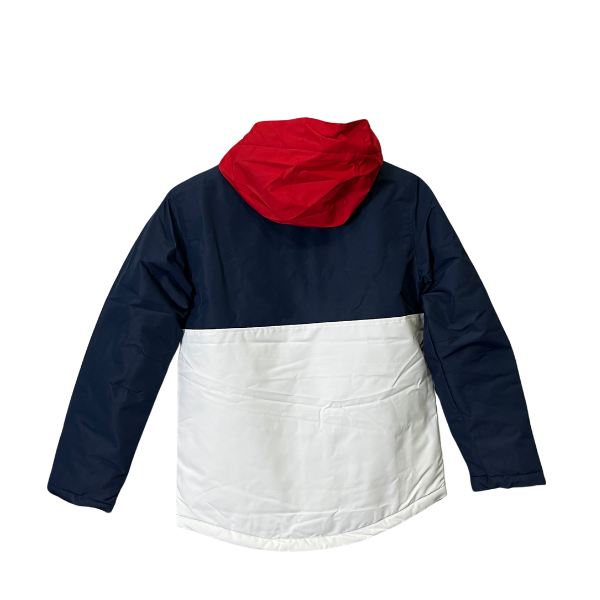Adidas White Blue Red Windbreaker Jacket