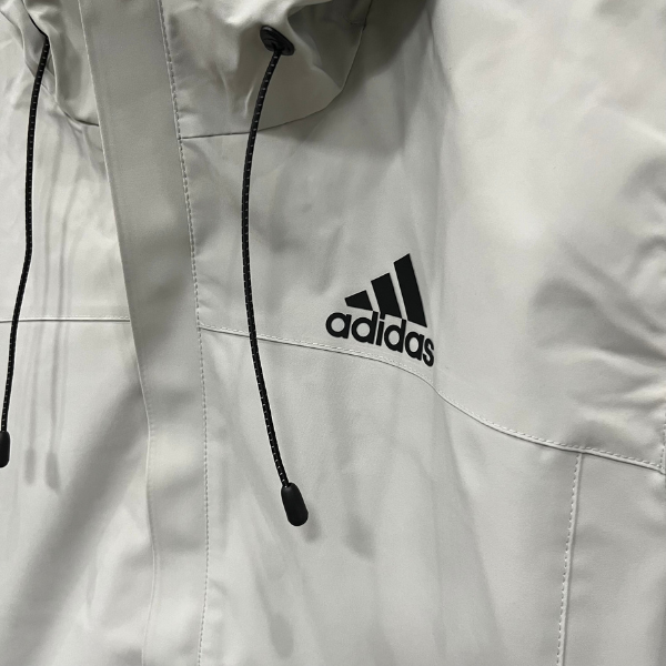Adidas Grey Windbreaker Jacket