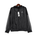 Adidas Black Windbreaker Jacket