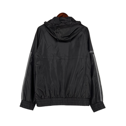Adidas Black Windbreaker Jacket