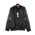 Adidas Black Windbreaker Jacket