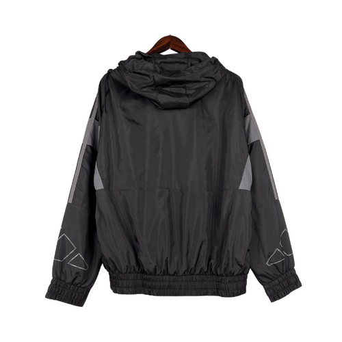 Adidas Black Windbreaker Jacket