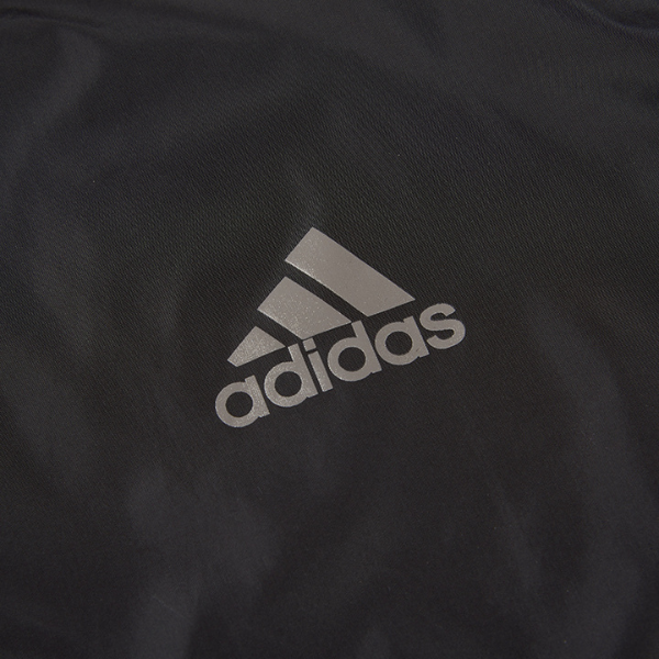 Adidas Black and Gray Windbreaker Jacket