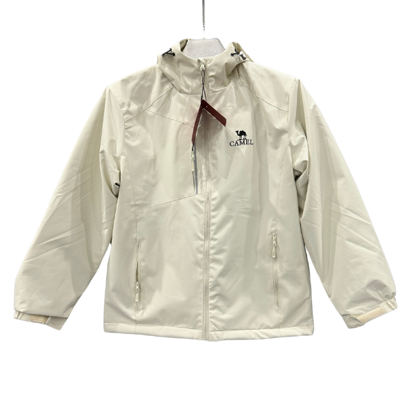 Camel Beige Windbreaker Jacket